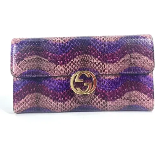 Pre-owned Wallets, female, , Size: ONE SIZE Pre-owned Fabric wallets - Gucci Vintage - Modalova