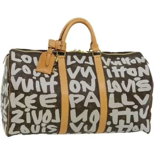 Pre-owned Weekend Bags, female, , Size: ONE SIZE Pre-owned Canvas louis-vuitton-bags - Louis Vuitton Vintage - Modalova