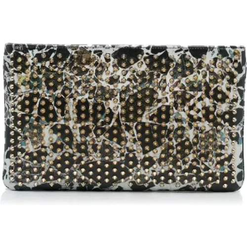 Pre-owned Clutches, female, , Size: ONE SIZE Pre-owned Leather clutches - Christian Louboutin Pre-owned - Modalova