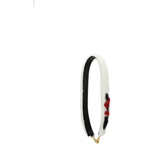 Bag Accessories, female, , Size: ONE SIZE Leather Shoulder Bag - Prada - Modalova