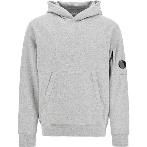 Lens Hoodie mit erhabenen Nähten , Herren, Größe: XL - C.P. Company - Modalova