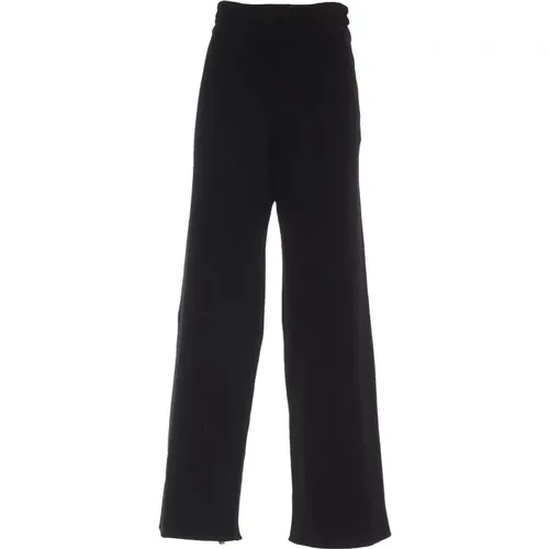 Schwarze Palazzo Hose Eleganter Stil - MC2 Saint Barth - Modalova