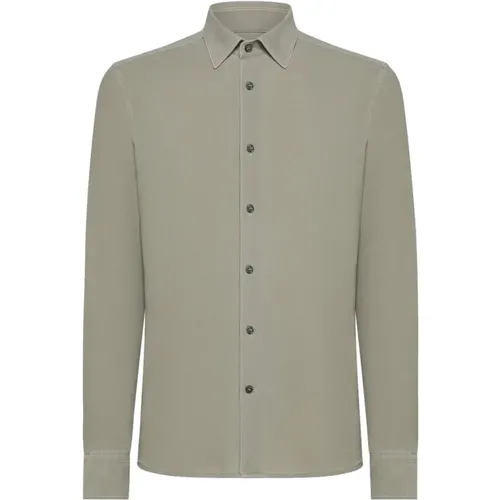 Casual Shirts, male, , Size: 2XL Sage Piqué Shirt - RRD - Modalova