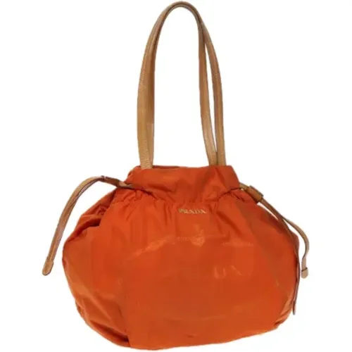 Pre-owned Bucket Bags, female, , Size: ONE SIZE Pre-owned Nylon prada-bags - Prada Vintage - Modalova