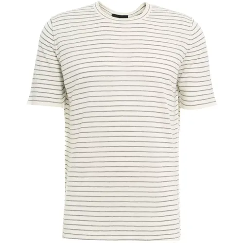 Men's Clothing T-Shirts & Polos Ss24 , male, Sizes: M, L - Roberto Collina - Modalova