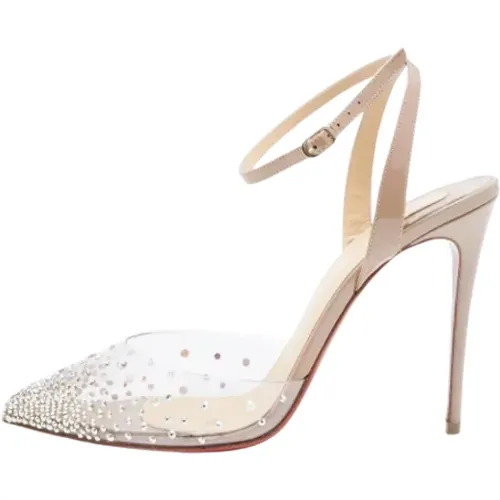 Pre-owned Leather heels , female, Sizes: 4 1/2 UK - Christian Louboutin Pre-owned - Modalova