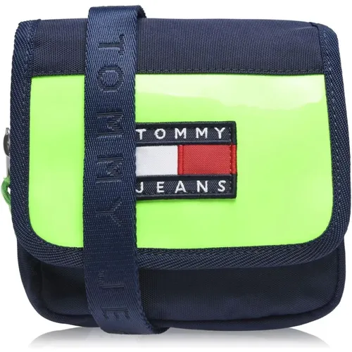 Messenger Bags, male, , Size: ONE SIZE Tommy Jeans Heritage Crossbody Bag - Tommy Hilfiger - Modalova