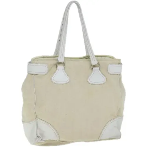 Pre-owned Tote Bags, female, , Size: ONE SIZE Pre-owned Canvas totes - Prada Vintage - Modalova