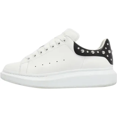 Pre-owned Leather sneakers , male, Sizes: 8 1/2 UK - Alexander McQueen Pre-owned - Modalova