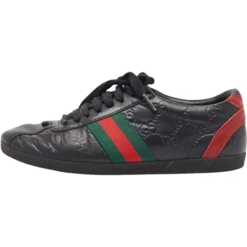 Pre-owned Sneakers, female, , Size: 6 US Pre-owned Leather sneakers - Gucci Vintage - Modalova