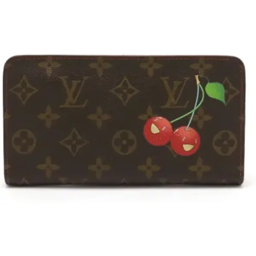 Pre-owned Wallets, female, , Size: ONE SIZE Pre-owned Canvas wallets - Louis Vuitton Vintage - Modalova