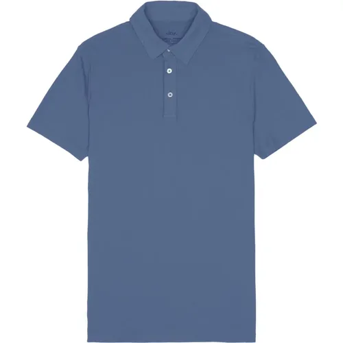 Baumwoll Polo Shirt Blau , Herren, Größe: S - Altea - Modalova