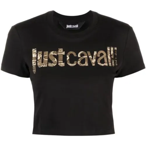 T-Shirts und Polos , Damen, Größe: S - Just Cavalli - Modalova