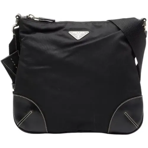 Pre-owned Cross Body Bags, male, , Size: ONE SIZE Pre-owned Vintage Shoulder Bag - Prada Vintage - Modalova
