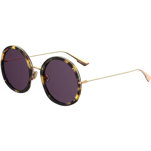 Sunglasses, female, , Size: 56 MM Hypnotic 1 Sunglasses in Havana/Violet - Dior - Modalova