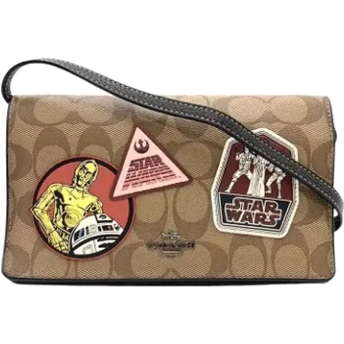 Pre-owned Cross Body Bags, female, , Size: ONE SIZE Pre-owned Canvas shoulder-bags - Coach Pre-owned - Modalova