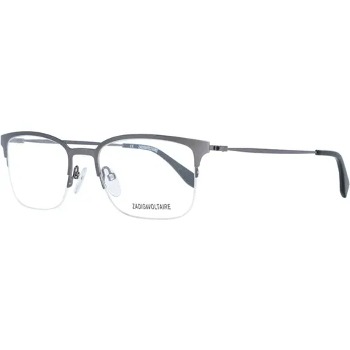 Glasses, male, , Size: ONE SIZE Metal Optical Frames with Demo Glasses - Zadig & Voltaire - Modalova