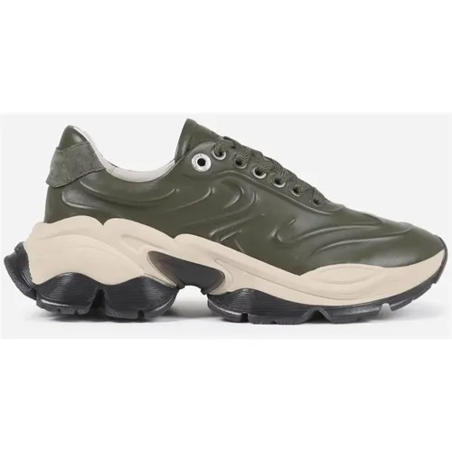 Sneaker mit Wildlederdetail - khaki/oatmilk , Damen, Größe: 40 EU - Bronx - Modalova