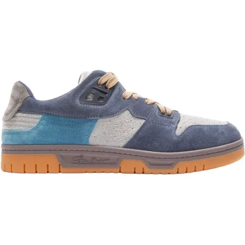 Low Fuzzy Shoes in Grey/Blue , female, Sizes: 7 UK, 8 UK - Acne Studios - Modalova