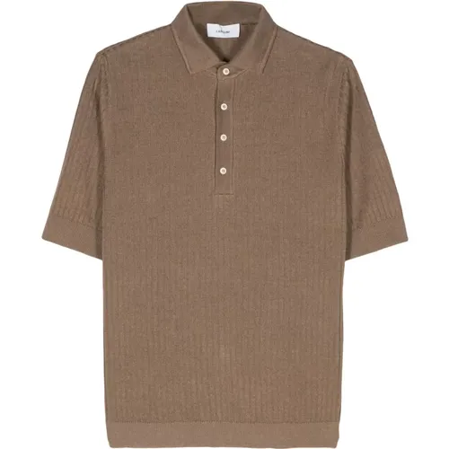 Polo Shirts,Leinen/Baumwoll-Poloshirt Made in Italy - Lardini - Modalova