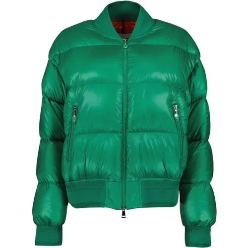 Bomberjacke mit Rippkragen Moncler - Moncler - Modalova