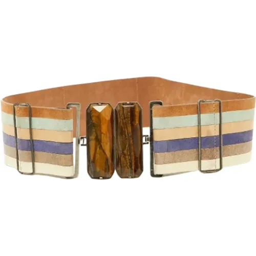 Pre-owned Belts, female, , Size: ONE SIZE Pre-owned Leather belts - Fendi Vintage - Modalova