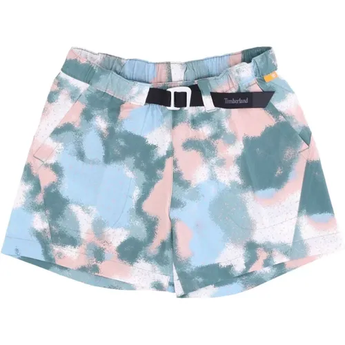 Short Shorts, female, , Size: M Water Print Womens Shorts - Timberland - Modalova