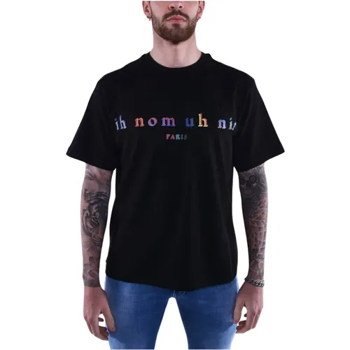 Rainbow Logo Cotton T-Shirt , male, Sizes: M, XL - IH NOM UH NIT - Modalova