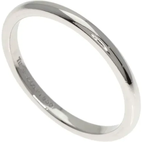 Pre-owned Jewellery, female, , Size: ONE SIZE Pre-owned Platinum rings - Tiffany & Co. Pre-owned - Modalova