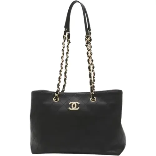 Pre-owned Tote Bags, female, , Size: ONE SIZE Pre-owned Leather chanel-bags - Chanel Vintage - Modalova