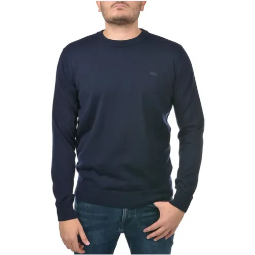 Blauer Logo Pullover , Herren, Größe: M - Lacoste - Modalova