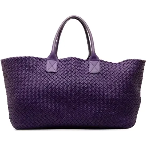 Pre-owned Tote Bags, female, , Size: ONE SIZE Pre-owned Leather totes - Bottega Veneta Vintage - Modalova