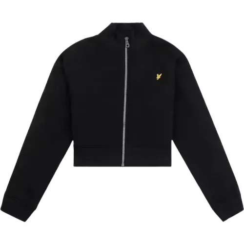 Gerippter Matrosen-Sweatshirt mit durchgehendem Reißverschluss - Lyle & Scott - Modalova