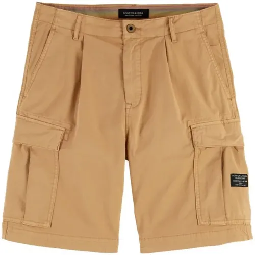 Casual Cargo Shorts , male, Sizes: W31 - Scotch & Soda - Modalova