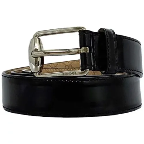 Pre-owned Belts, male, , Size: ONE SIZE Pre-owned Leather belts - Gucci Vintage - Modalova