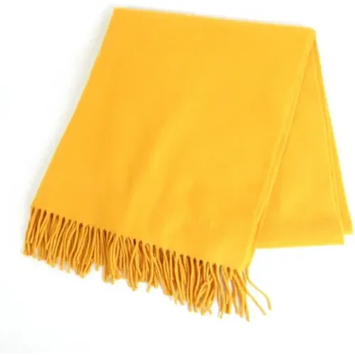 Pre-owned Scarves, female, , Size: ONE SIZE Pre-owned Cashmere scarves - Hermès Vintage - Modalova