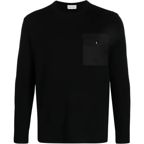 Utilitarian Pocket Sweater , male, Sizes: S - Moncler - Modalova