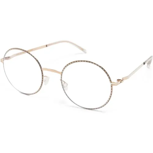 Glasses, unisex, , Size: 50 MM Gold Optical Frame for Everyday Use - Mykita - Modalova