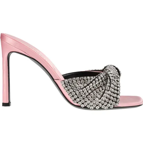 Strass Sandal - Regular Fit - Suitable for All Temperatures , female, Sizes: 4 1/2 UK, 4 UK, 5 UK, 7 UK, 6 UK - Sergio Rossi - Modalova