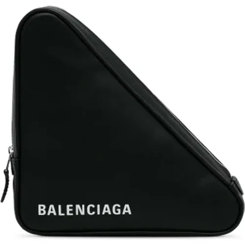 Pre-owned Clutches, female, , Size: ONE SIZE Pre-owned Leather clutches - Balenciaga Vintage - Modalova