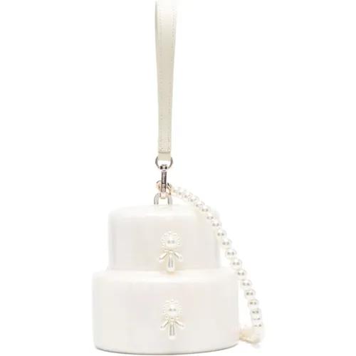 Pearl Beaded Sprinkle Cake Bag , female, Sizes: ONE SIZE - Simone Rocha - Modalova