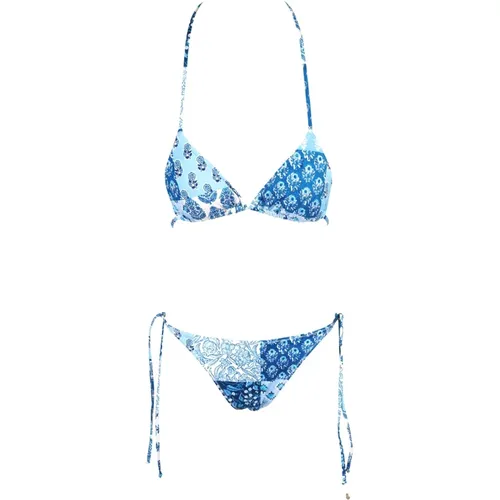 Bikinis, female, , Size: S Triangle bikini with adjustable straps - MC2 Saint Barth - Modalova