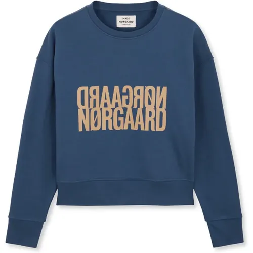 Weicher und stilvoller Sweatshirt , Damen, Größe: 3XL - Mads Nørgaard - Modalova