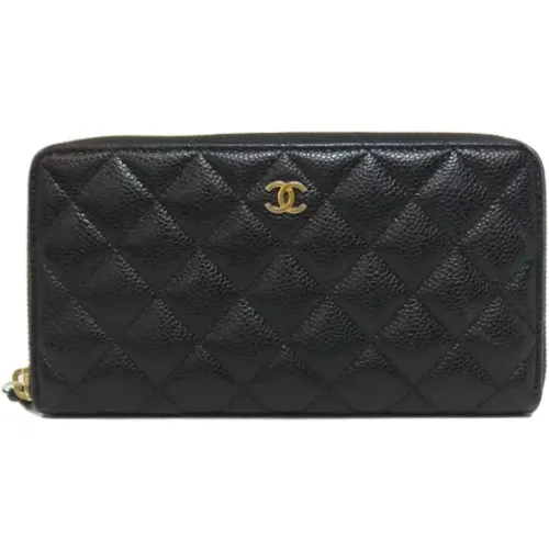 Pre-owned Wallets, female, , Size: ONE SIZE Pre-owned Leather wallets - Chanel Vintage - Modalova