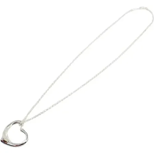 Pre-owned Jewellery, female, , Size: ONE SIZE Pre-owned Silver necklaces - Tiffany & Co. Pre-owned - Modalova