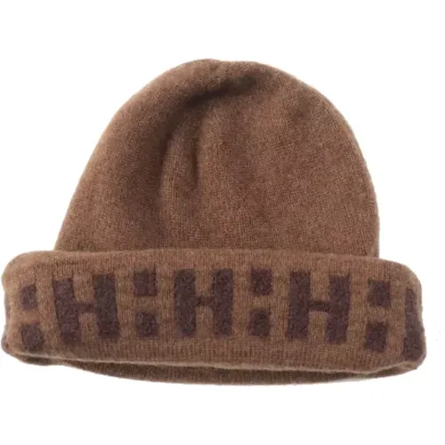 Pre-owned Accessories, female, , Size: ONE SIZE Pre-owned Canvas hats - Hermès Vintage - Modalova