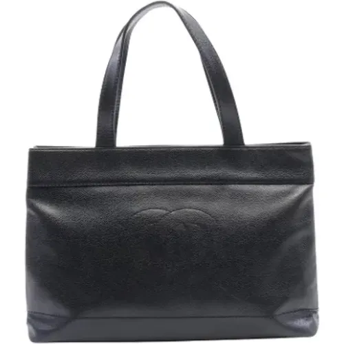 Pre-owned Tote Bags, female, , Size: ONE SIZE Pre-owned Leather totes - Chanel Vintage - Modalova