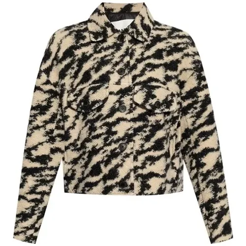 Zebra Print Wollmischung Jacke - Isabel Marant Étoile - Modalova