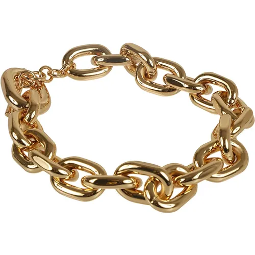 Necklaces, female, , Size: ONE SIZE Chunky Chain Link Golden Necklace - Paco Rabanne - Modalova