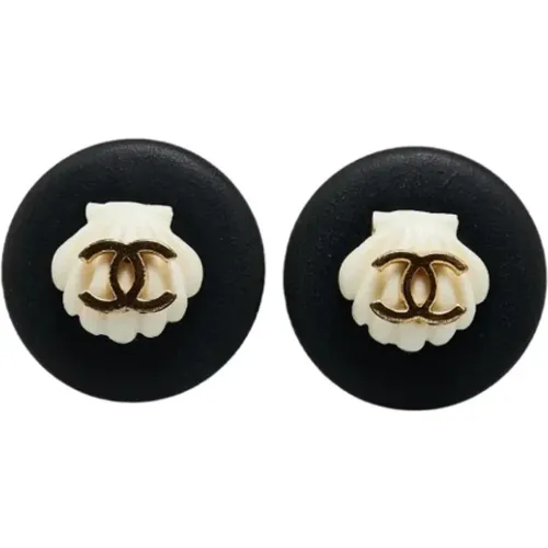 Pre-owned Jewellery, female, , Size: ONE SIZE Pre-owned Plastic earrings - Chanel Vintage - Modalova